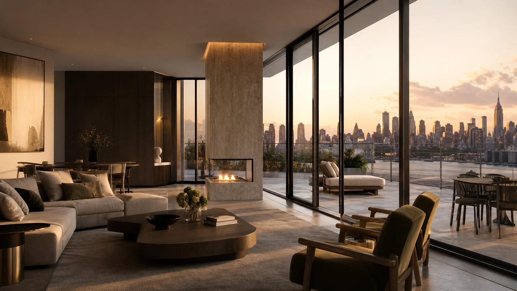 Luxury residence interior representing EstateLux advisory